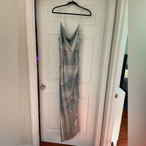 Retrofete Acadia Silk Dress in Romano Denim